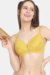 Rosaline Padded Non Wired 3/4th Coverage Lace Bra - Hot Spot — thumbnail 1